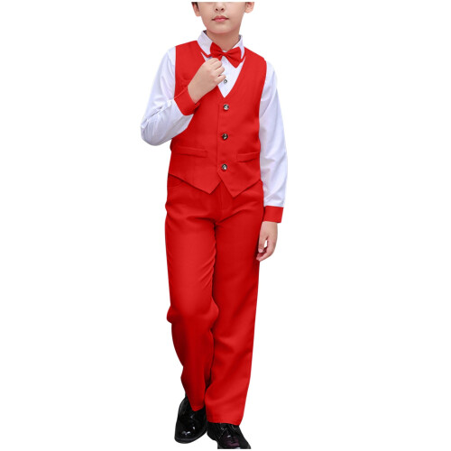 Κοστούμι για αγόρια, Καλοκαιρινά ρούχα για αγόρια, Μονόχρωμο κοστούμι για αγόρια,