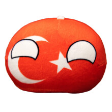 Countryballs-pehmolelut Country Ball -pehmolelut Polandball National -pehmotyyny Miniriipus Täytetyt Lelut Söpöt Avaimenperät Anime-pehmolelut