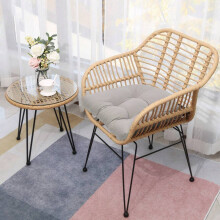 Coussins de chaise de patio imperméables, lot de 2, 48 x 48 cm