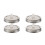 4Pièces Couvercles Fermentaire Bouchons Timer Acier Mason Argent 3