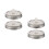 4Pièces Couvercles Fermentaire Bouchons Timer Acier Mason Argent 4