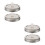 4Pièces Couvercles Fermentaire Bouchons Timer Acier Mason Argent 9