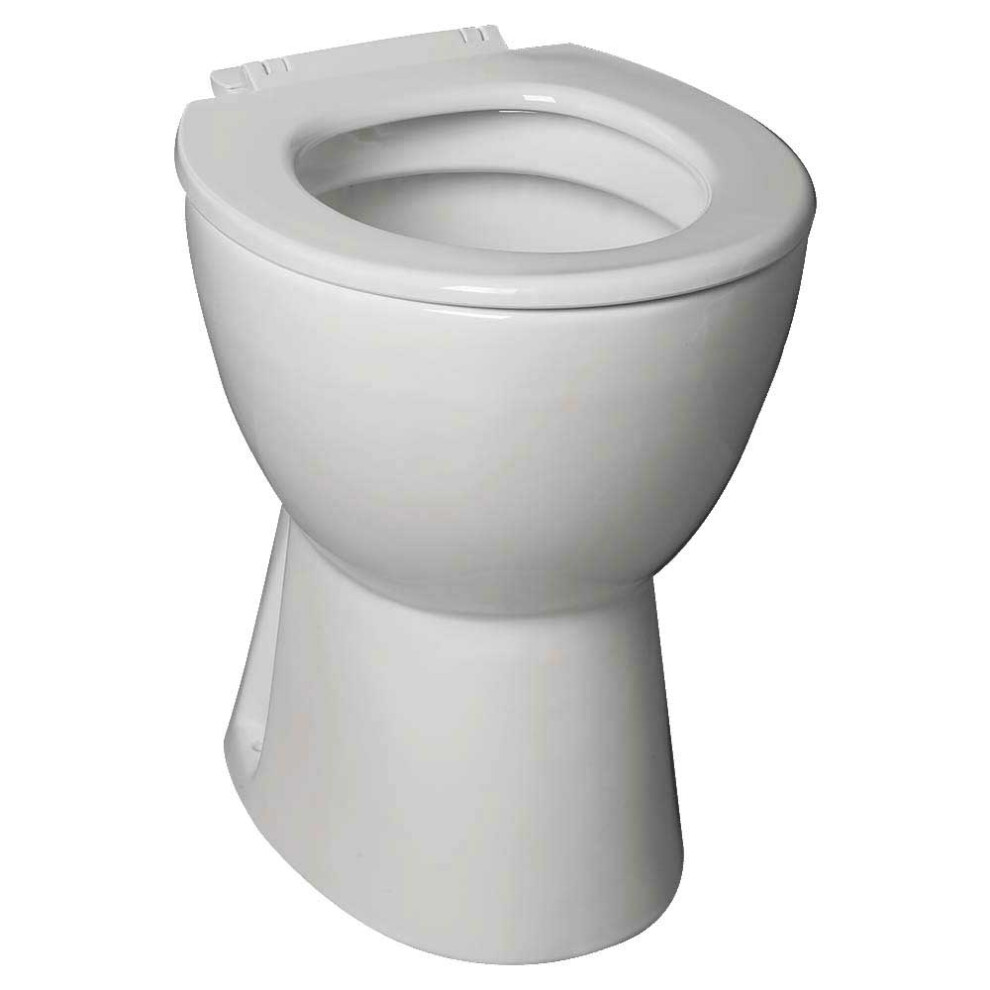 Balterley Contemporary Close-Coupled Toilet Soft-Close Seat 495Mm – White