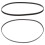 4Pcs Bread Machine Drive Belts Black Durable Replacement Parts 3