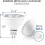 Λαμπτήρες Προβολέα MR16LED 5W GU5.3 12V Απαλό Λευκό (4 τεμάχια) 1