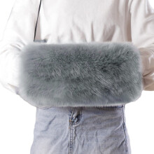 Faux Furs Hand Muff for Winter Warm Plush Hand Muffs Hand and Cuff Warmers