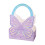 Caixa de presente com tema de borboleta e alça – Papelão resistente rosa/roxo, ideal para buquês, joias e pequenos presentes. 1