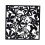 4Pcs Flower Hanging Screen Room Divider Wall Black 1