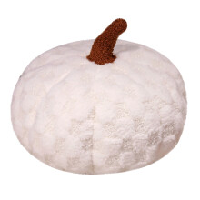 Almofada de Abóbora de Halloween 25cm Pelúcia Macia