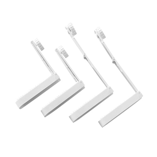 4-Pack Foldable Sheet Clips, Adjustable Height Sheet Holders – Compatible with All Standard Sheets