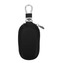 Schlüsseltasche, Geldbörse, Schloss, Kette, Taschenhalter, Herren, Schwarz