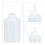 4x 1000 ml puristettavaa pulloa 6