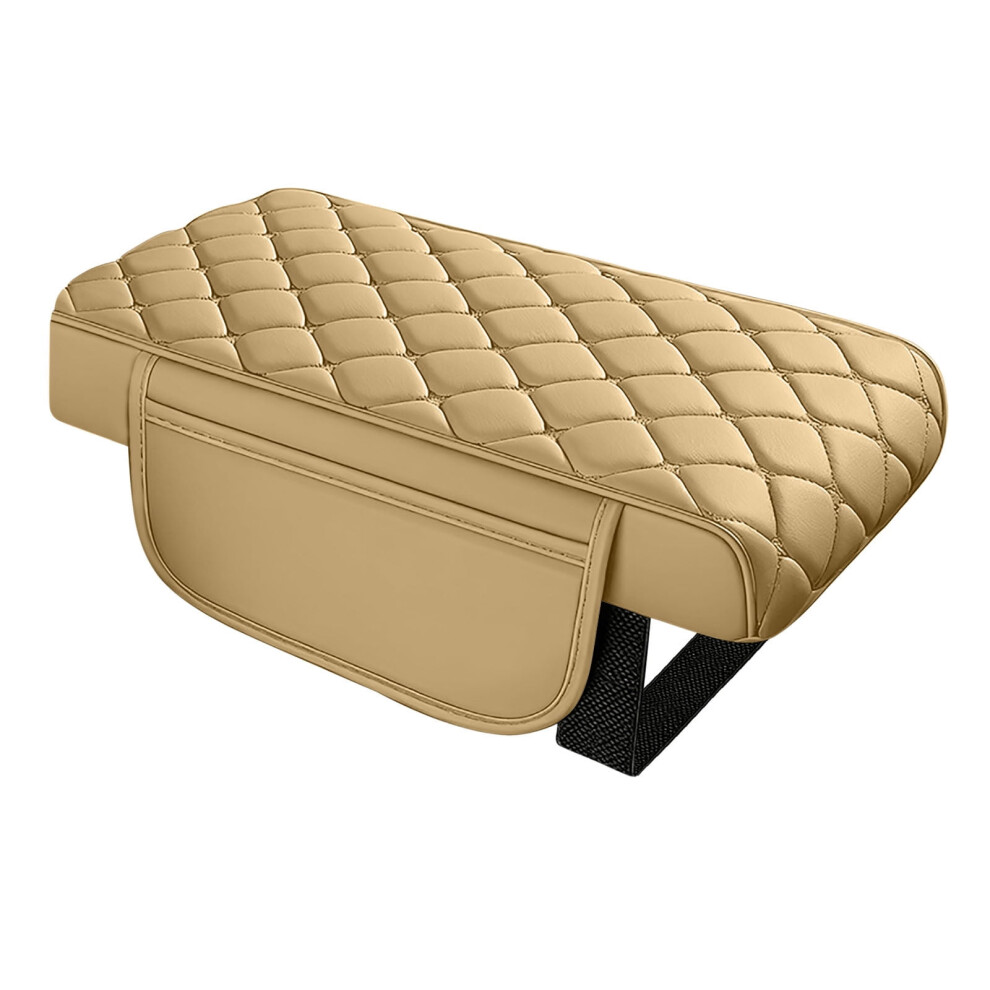 Memory Foam Car Armrest Cushion With Storage Leather Cover 9023022125712