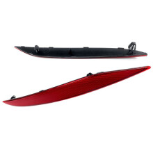 1Pair Left & Right Red Bumper Reflex Reflector Light Lamp 1034342-00-C 1034343-00-C for Model X 2016-2023