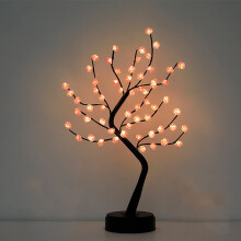 Luminária para Bonsai com 60 LEDs brancos quentes, 50cm