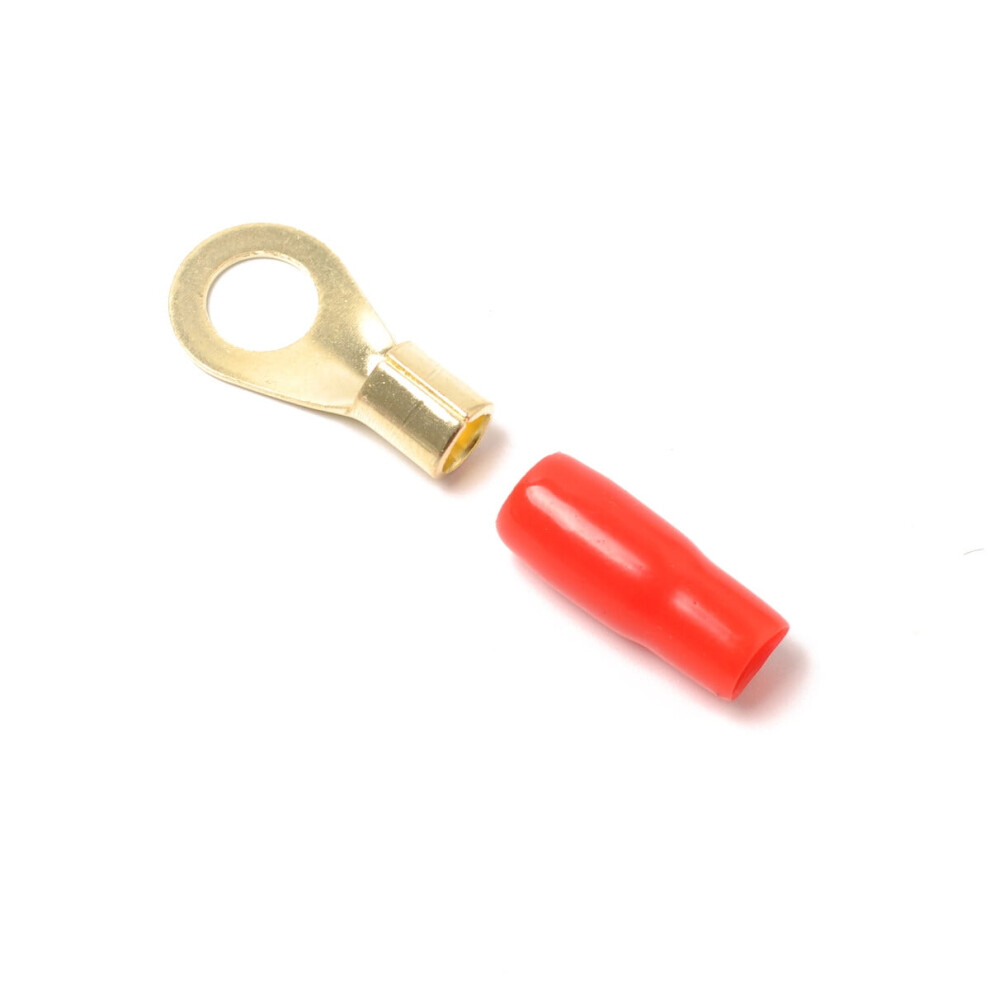 Copper Crimp Spade Terminals 5 Pairs 8 Awg 9104899482259