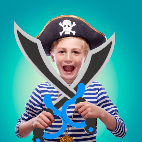 Zestaw 4 mieczy pirackich 2