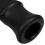 2Pcs Black Plastic Wheelchair Handle Grips Ergonomic Non- 7