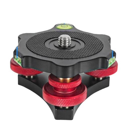 Tripod Leveling Base Leveler Adjusting Base Panning Level Plate DSLR Camera Adjustment Table Base 2