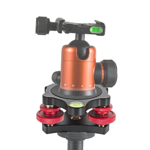 Tripod Leveling Base Leveler Adjusting Base Panning Level Plate DSLR Camera Adjustment Table Base