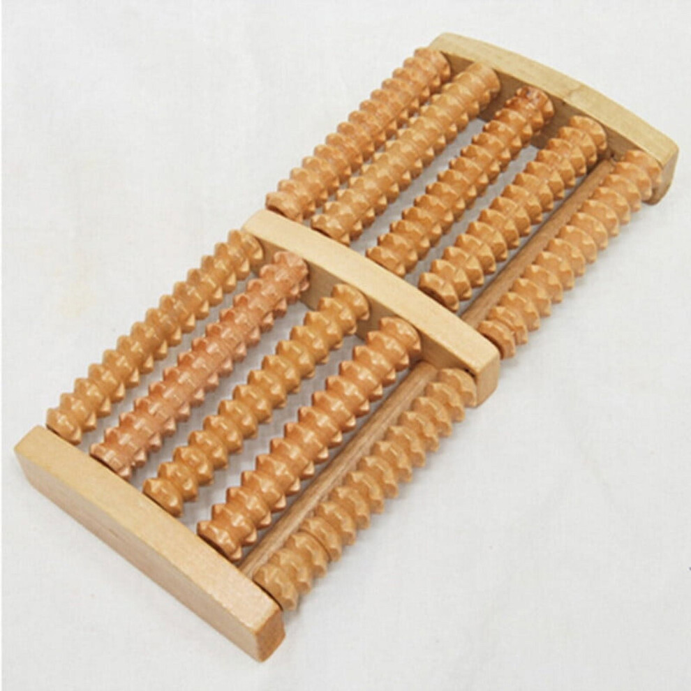 Wooden Foot Roller Massager for Reflexology Relief