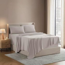 Mikrofaser-Bettwäscheset (Queen-Size), 4-teilig, tiefe Taschen