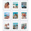 Ensemble de 9 cadres photo 11x14 en bois composite blanc 1