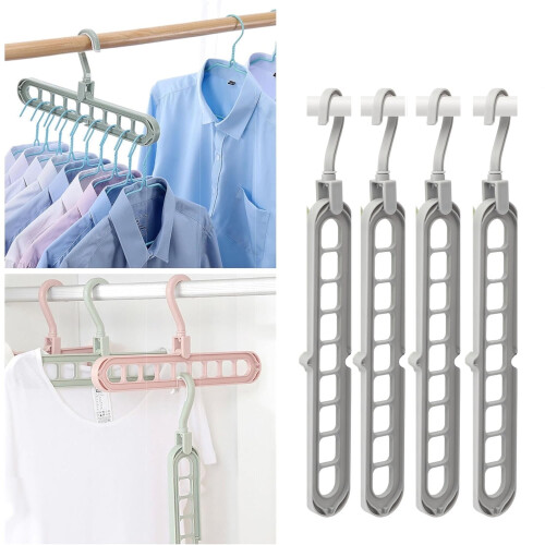 4-pack platsbesparande klädgalgar