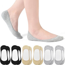 Baumwoll-Sneakersocken für Damen, 6 Paar