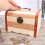 Ξύλινο κουτί πολλαπλών χρήσεων για κουμπαράδες και κέρματα, όμορφα σχεδιασμένο, 1