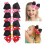 Hårrosetter för babyflicka, prickiga, 7,5 cm, 4-pack 1
