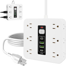 Stiall Chumhachta Cosanta Borrtha 16-in-1 – 12AC, 2USB-C, 2