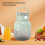 Frullatore portatile da 500 ml verde ricaricabile USB 6