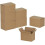 Pacote com 50 caixas de papelão ondulado Kraft de 15 x 10 x 10 cm (6 x 4 x 4 polegadas), para envio e embalagem, na cor marrom. 1