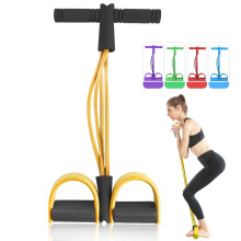 Pedal Resistance Bands with Handles 4-Tube