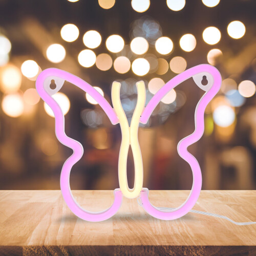Butterfly LED String Lights for Home Decor, 23x20CM Butterfly Shaped Decorative Lighting