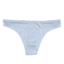Cuecas masculinas, cuecas masculinas de seda gelada, cintura baixa, sexy, com modelagem em U e sem costuras, em promoção.