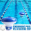Dispensador flutuante de PVC reforçado para piscinas (2 peças) com encaixe de 3 polegadas e ventilação ajustável – Compatível com piscinas e 1