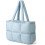 Τσάντα Puffer Tote για γυναίκες, μεγάλη καπιτονέ τσάντα Puffy ελαφριά τσάντα Satchel για 1
