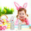 Easter3D trekaninfigurer rustikt hvitt sett 1