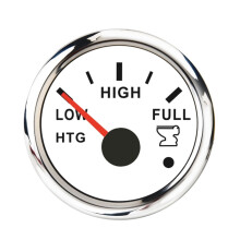 52 mm mätare för avloppsvattennivåmätare för båt, låg och hög, vattentät, marin avloppsvattennivåmätare, 0-190 ohm, enkel att installera