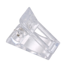 walmeck Set Of 5Pcs Transparent Nail Gel Quick Building Nail Tips Clips Finger Nail Extension LED Builder Clamps Manicure Nail Art Tool Kit