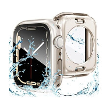 Carcasă impermeabilă 2 în 1 și protecție de ecran pentru Apple Watch