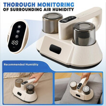 Aspiradora de Cama, Inalámbrica, para Colchones, con Tecnología de Succión Potente y Bajo Nivel de Ruido.