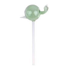 2Pcs Glass Self Watering Plant Devices Green Automatic Waterers