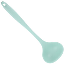 5Pcs Silicone Soup Ladle Spoons Green Heat-Resistant for Serving Food