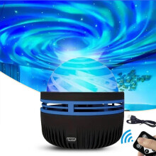 Projektor Galaxy Csillagos Ég Éjszakai Fény Party LED Lámpa Távirányító Aurora