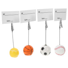 20Pcs Resin Table Card Holders Multi Color Photo Display Stand Clips