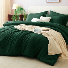 7-dielna sada paplónov Emerald Green Queen v boho štýle