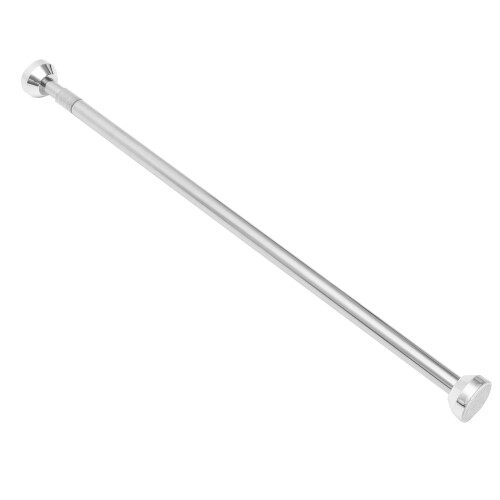 Spring Tension Rod Bathroom Silver Stainless Steel0.5-48in
